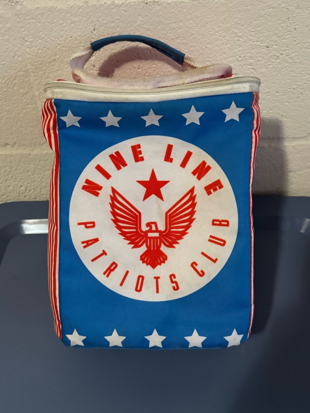 Nine Line Apparel Patriots Club Insulated Soft Cooler Bag Lunch Box Y2K America